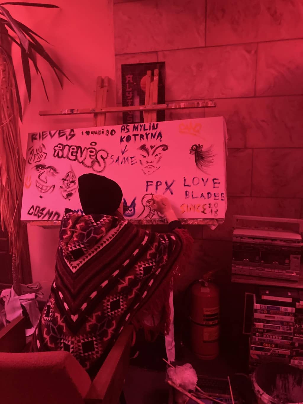 Art Corner v2 Carpet man painting something