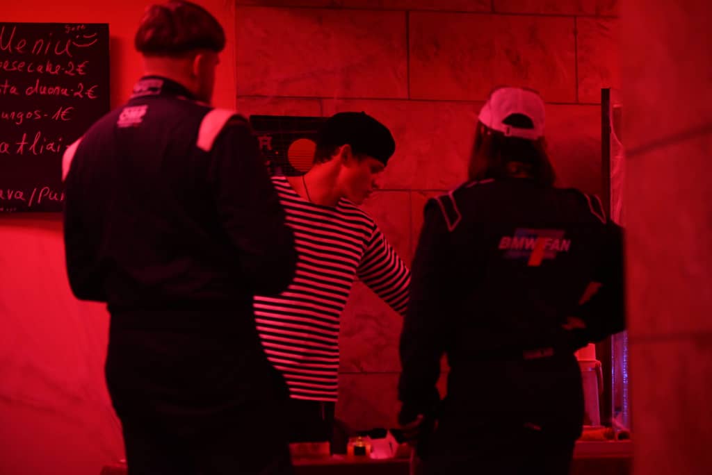 Driftoriai krc Speedsters visiting the event right after their drifting session