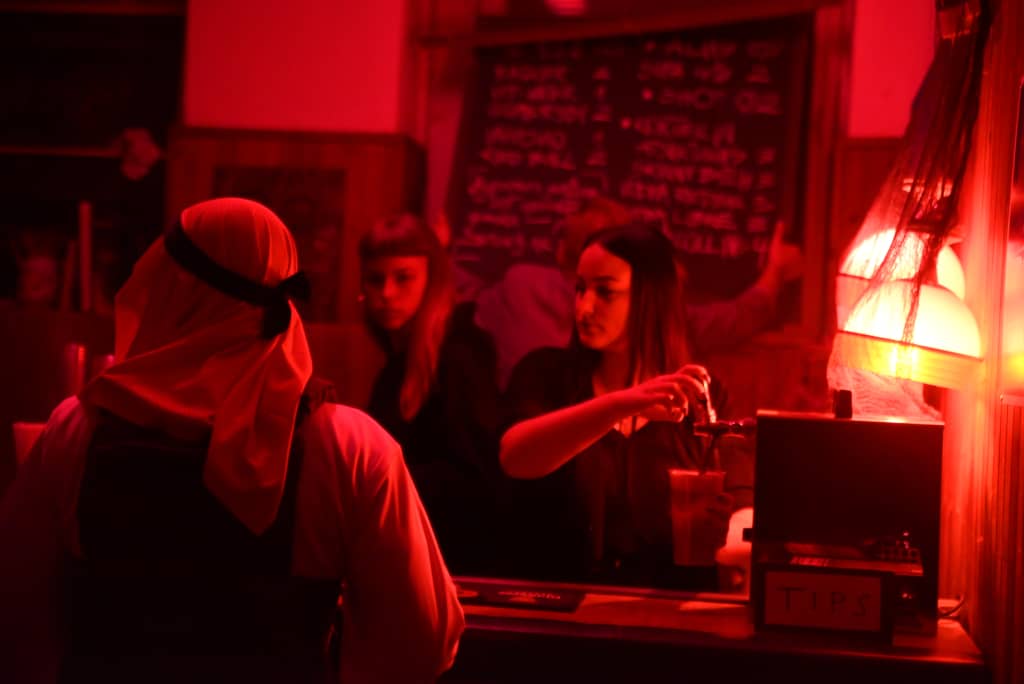 Bar Bartenders serving the event with fine beverages