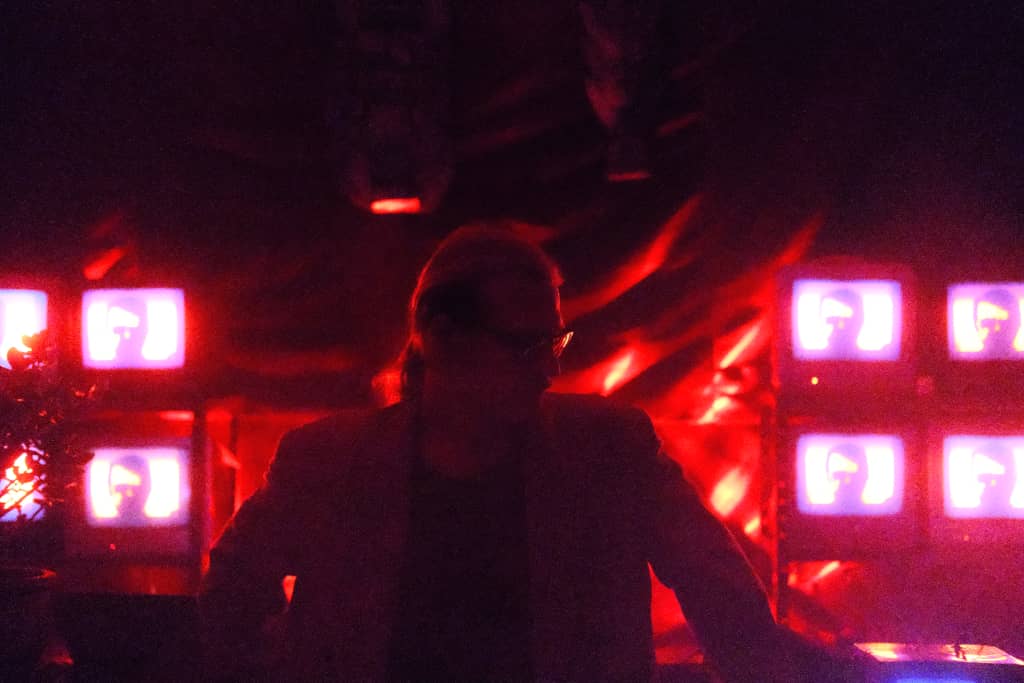 Table Business Business person looking over the table