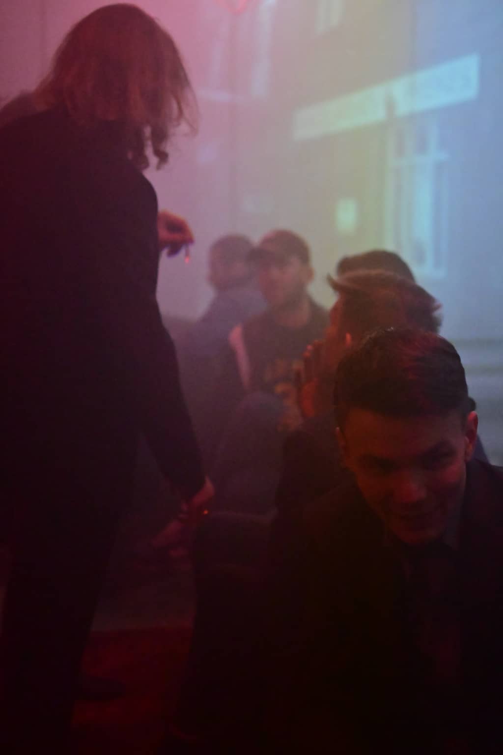 Pool Business (part 3) A bunch of people in the pool area, everyone is ashing hard