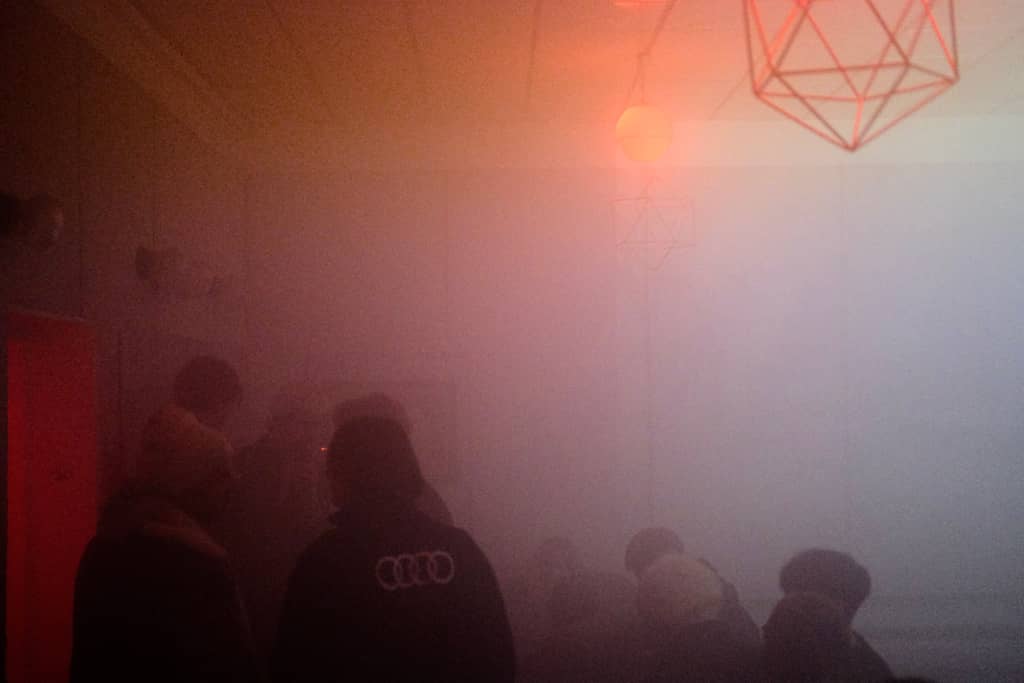 Crowded Pool Too many people in the pool, also fuck this smoke machine, why you so smokey