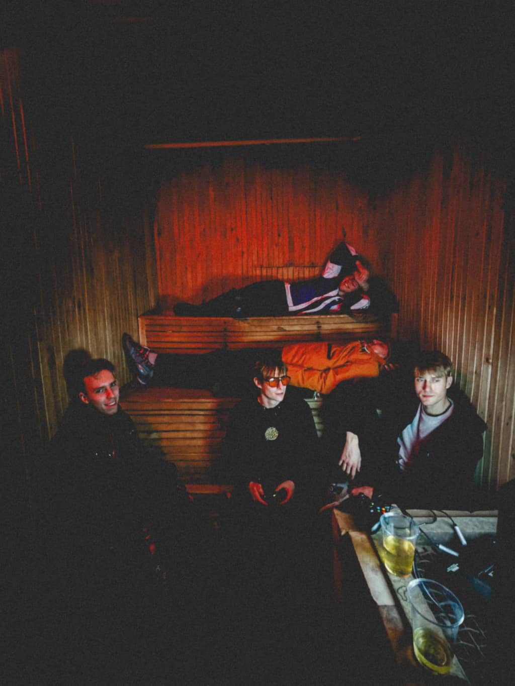 Gaming Sauna People gaming in The Sauna