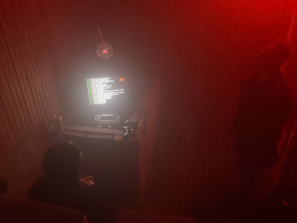 Gaming Sauna Heating The Sauna heating up due to intense gaming