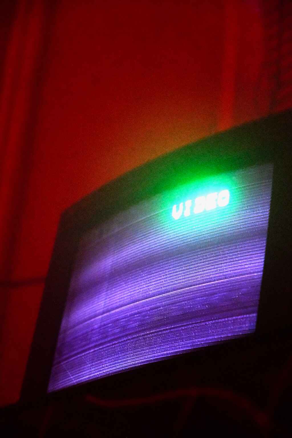 Glitched out Television Old-school glitched out television