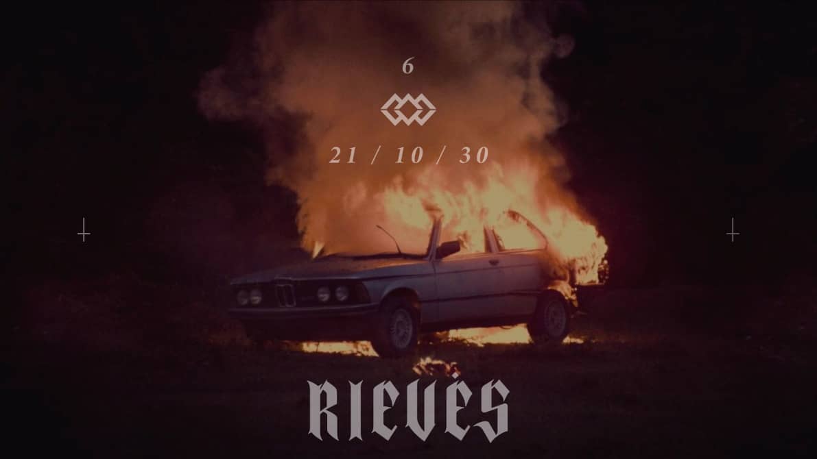 Event Poster A burning BMW