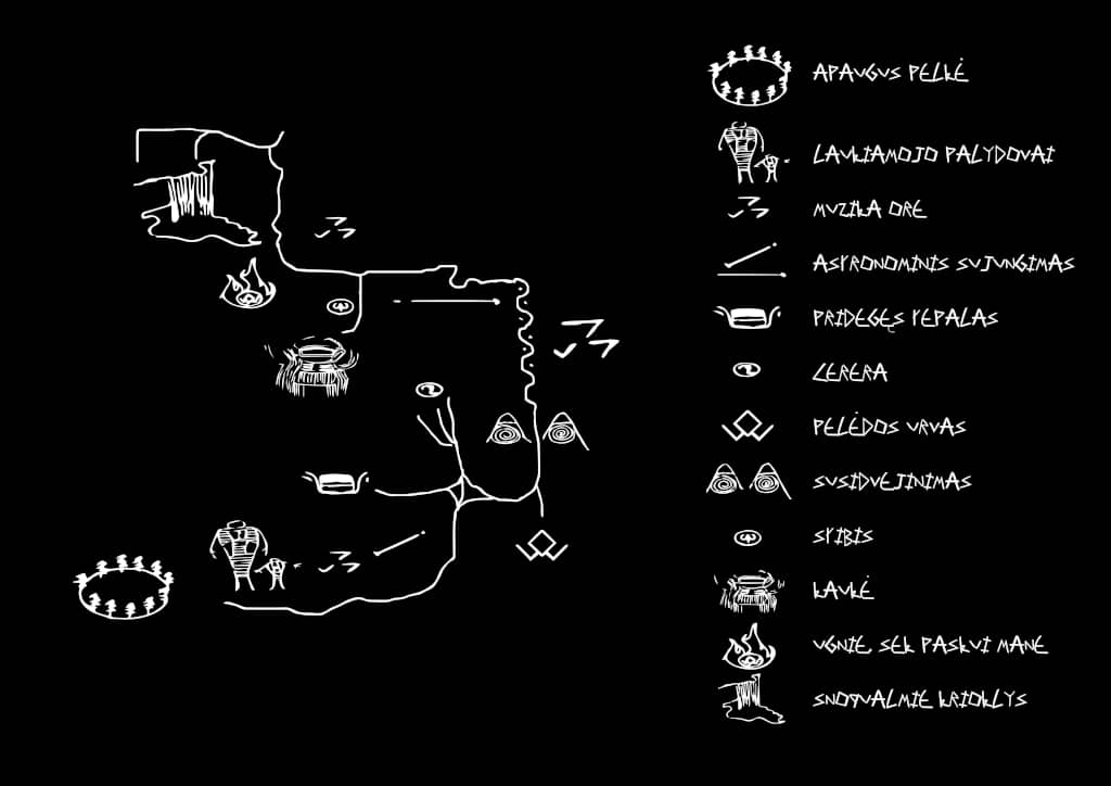 RIEVĖS map Map of the RIEVĖS dimension