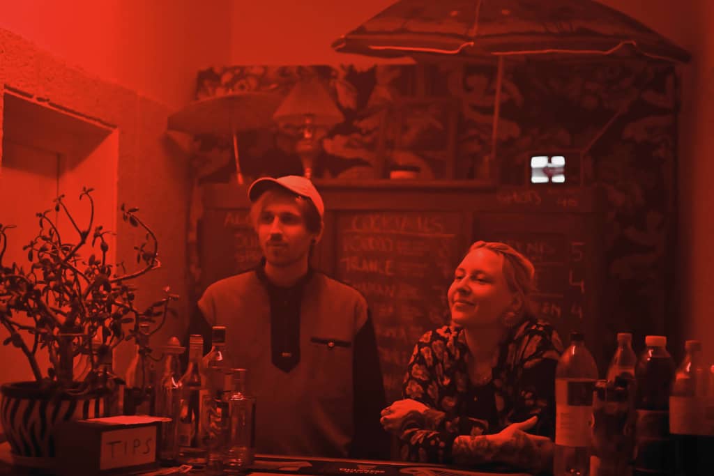 The Bar Two bartenders hanging out in The Bar