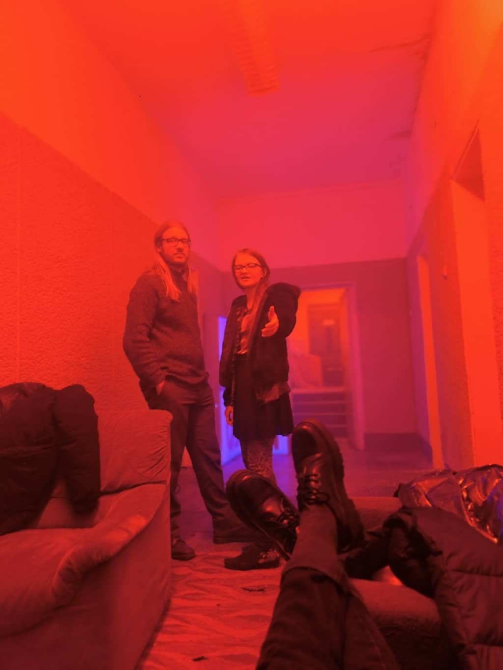 Corridor colored in RED